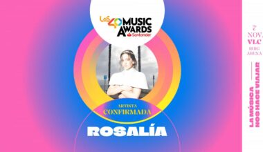 Rosalía confirma la primera actuación de 'Lux' en Los40 Music Awards Santander