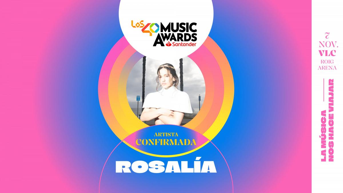 Rosalía confirma la primera actuación de 'Lux' en Los40 Music Awards Santander