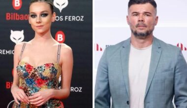 Gabriel Rufián y Ester Expósito, sorprendidos bailando juntos en un 'after'