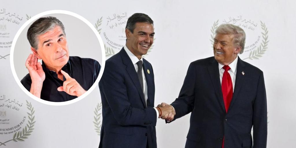 «Se apretaron las manos como si fueran...»