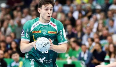 Matej Klima y el equipo de balonmano del SC DHfK Leipzig no tuvieron ninguna oportunidad en su partido en casa de la Bundesliga contra el SG Flensburg-Handewitt.  / Foto: Jan Woitas/dpa