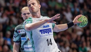 Omar Ingi Magnusson fue el mejor tirador del Magdeburgo, con diez goles. (Imagen de archivo) / Foto: Andreas Gora/dpa