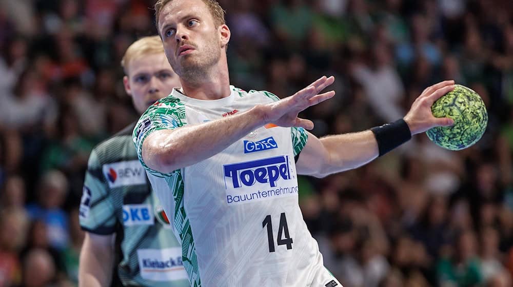 Omar Ingi Magnusson fue el mejor tirador del Magdeburgo, con diez goles. (Imagen de archivo) / Foto: Andreas Gora/dpa