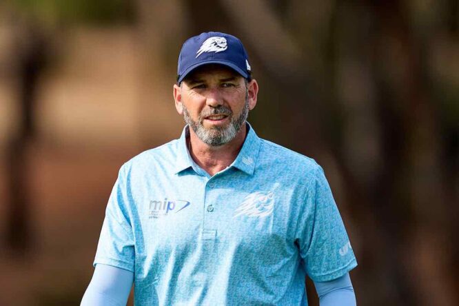 Sergio García, durante el Open de España de la semana pasada en Madrid. © Open de España presented by Madrid