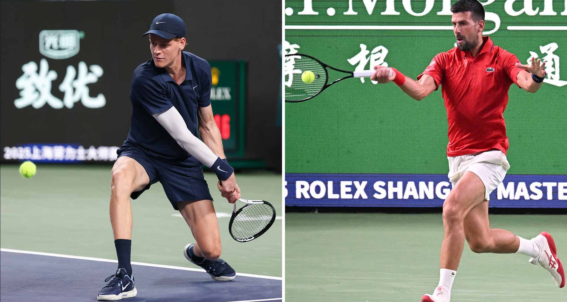 Jannik Sinner y Novak Djokovic en un doble "cartelazo" en Shanghái | ATP Tour