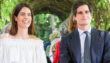 Sofía Palazuelo sorprende con vestido de invitada de estilo diosa griega