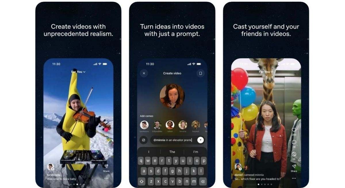 OpenAI presenta Sora 2 para crear vídeos realistas con diálogos y los efectos de sonido