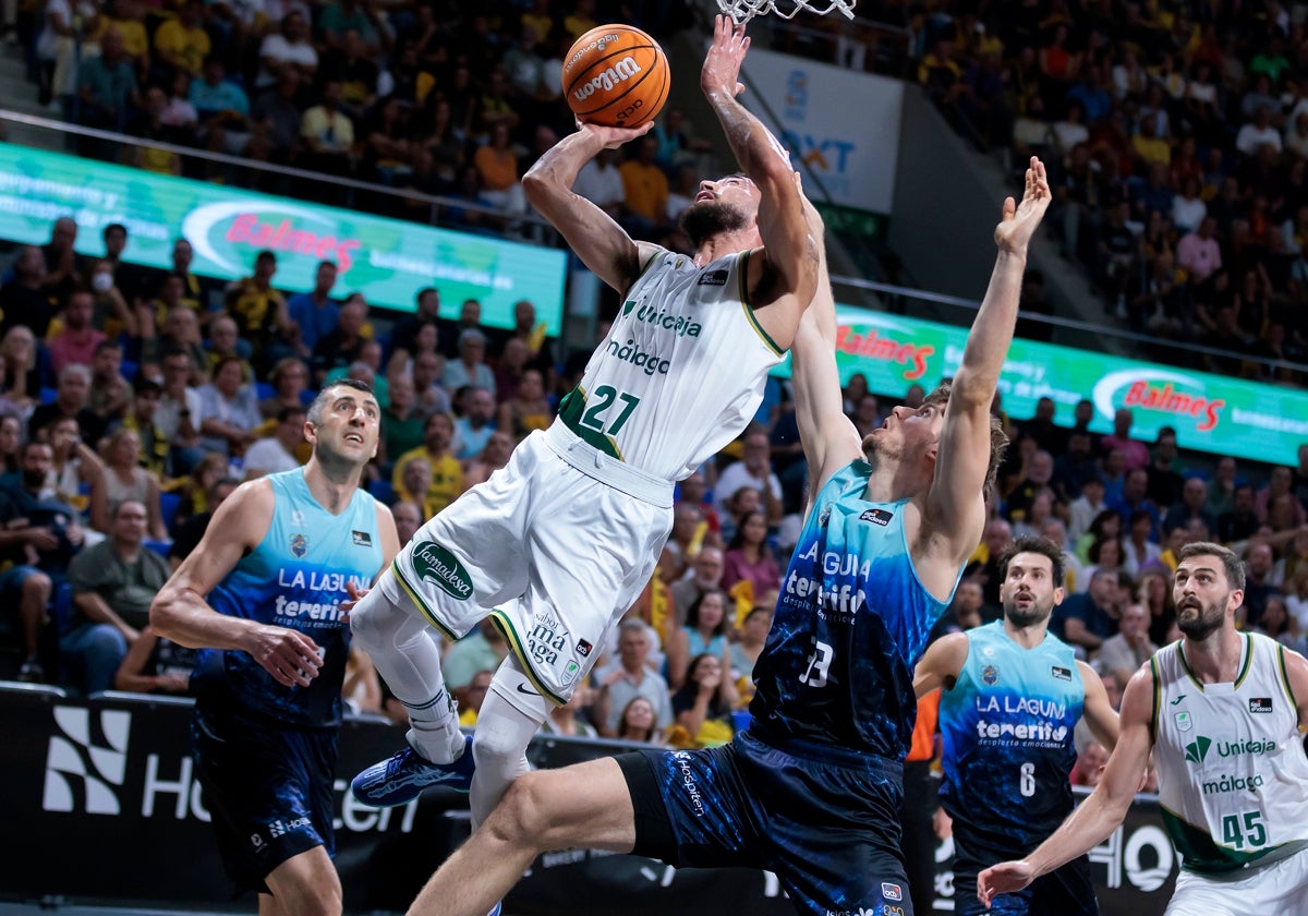 El Unicaja, desfigurado por un Tenerife muy superior (95-79)
