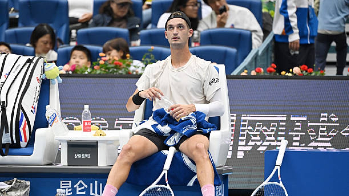 Terence Atmane, retirada en Shanghái. Foto: gettyimages