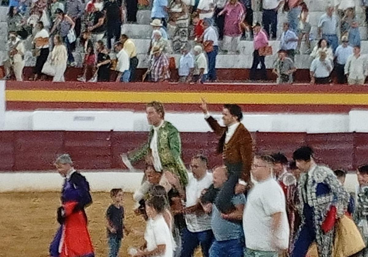 Rui Fernandes y Diego Ventura, a hombros en la Feria Taurina de Zafra
