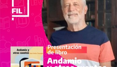FIL: Juan Tracogna presenta este domingo su nuevo libro “Andamio y otros cuentos”