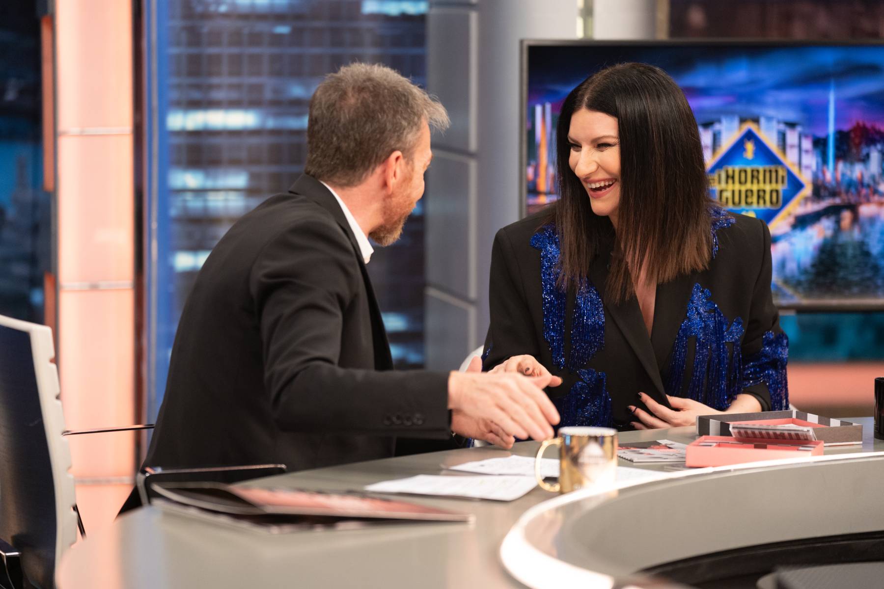 Laura Pausini en 'El Hormiguero'. (Foto: Gtres)