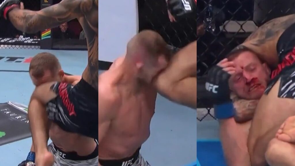 Charles Jourdain consigue brutal victoria sobre Davey Grant en UFC Vancouver