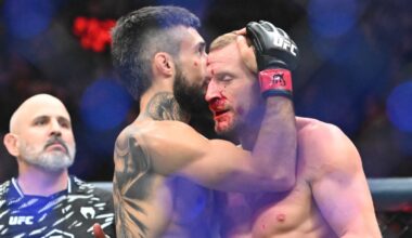 Charles Jourdain consigue brutal victoria sobre Davey Grant en UFC Vancouver