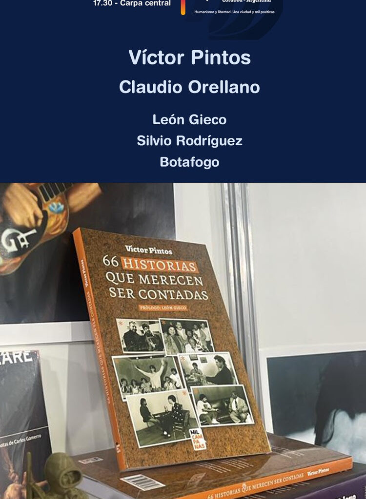 Víctor Pintos presenta su libro sobre historias inéditas de la música en español en Córdoba