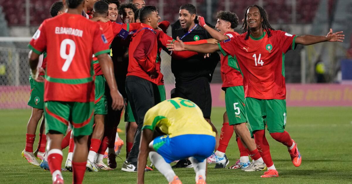 España y Brasil al borde de la eliminación en Mundial Sub20; Marruecos y Argentina avanzan a octavos