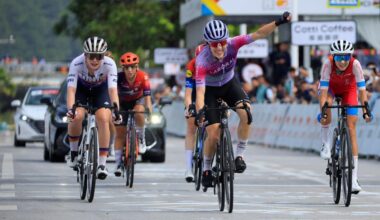 Ostolaza es tercera en Guanxi y logra su primer podio en una prueba World Tour