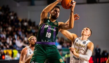 El Unicaja escenifica en Karditsa las dos realidades de la Champions (55-72)
