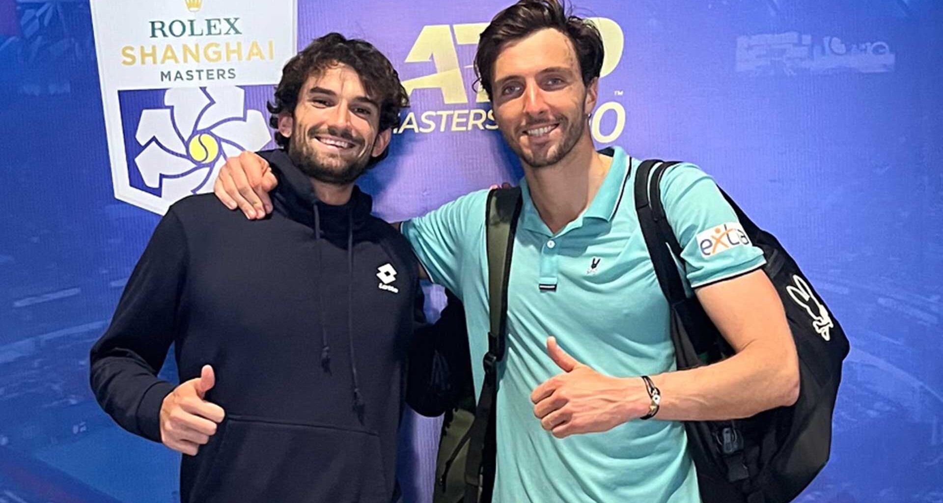 Los primos Arthur Rinderknech y Valentin Vacherot encienden Shanghái y el chat familiar de WhatsApp | ATP Tour