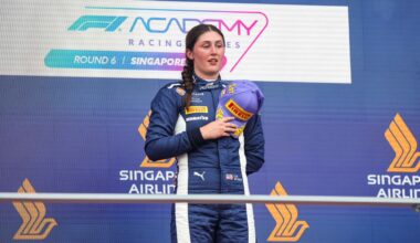 Academia de F1 - Lia Block tras su primera victoria en Singapur: "Empecé desde cero y ahora estamos en la cima"