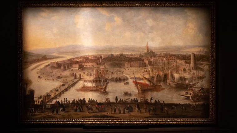 'Vista de Sevilla', lienzo que fue adquirido por Focus en 2008