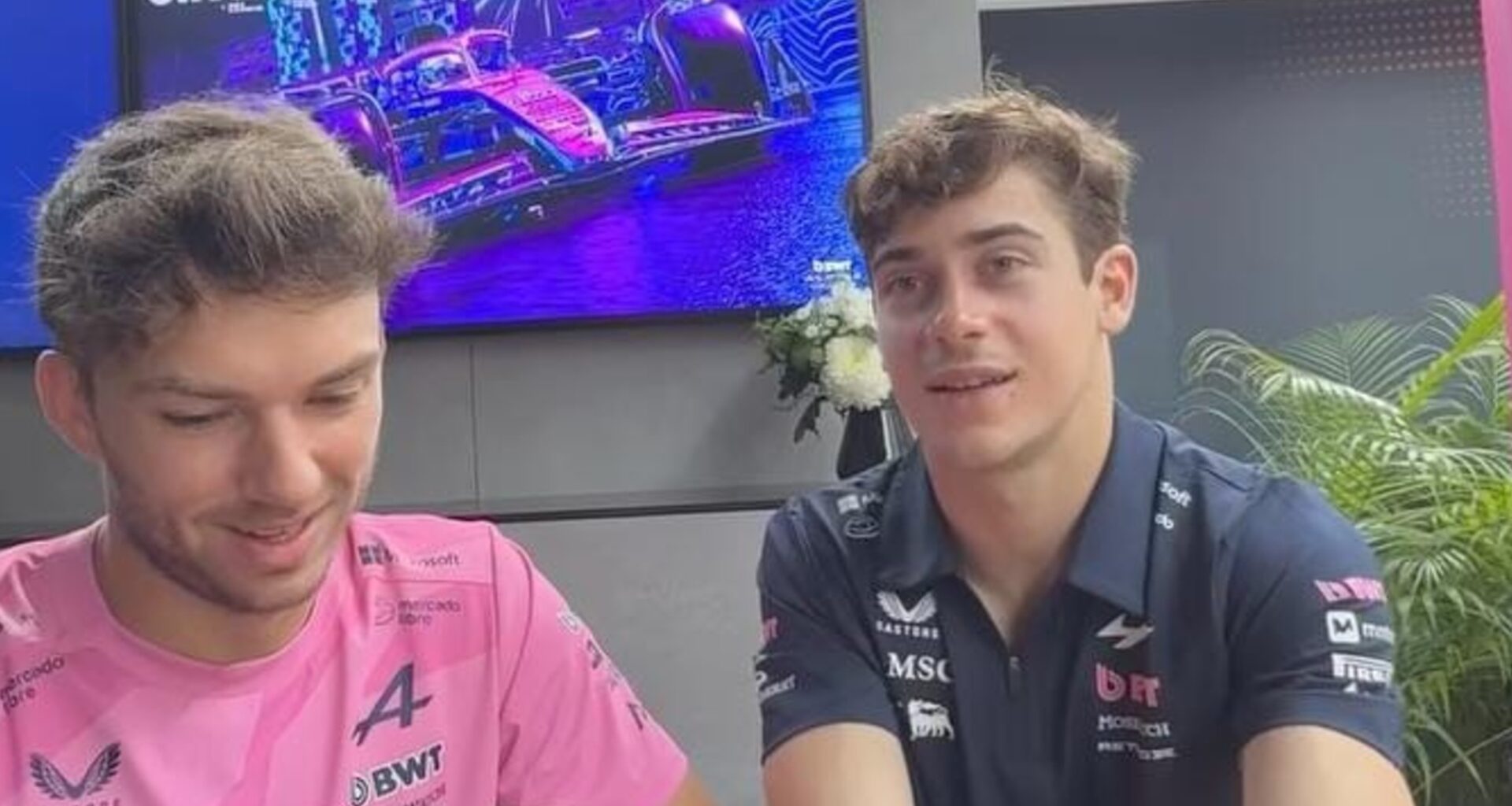 ¿Argentina o Francia? Alpine enfrentó a Colapinto y Gasly en un desafío :: Olé