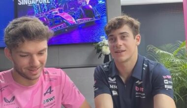 ¿Argentina o Francia? Alpine enfrentó a Colapinto y Gasly en un desafío :: Olé