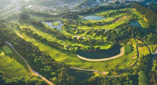 El recorrido Woo Jeong Hills Country Club