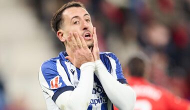 Oyarzabal sufre una lesión es los isquiotibiales de la pierna izquierda y será baja hasta 2026