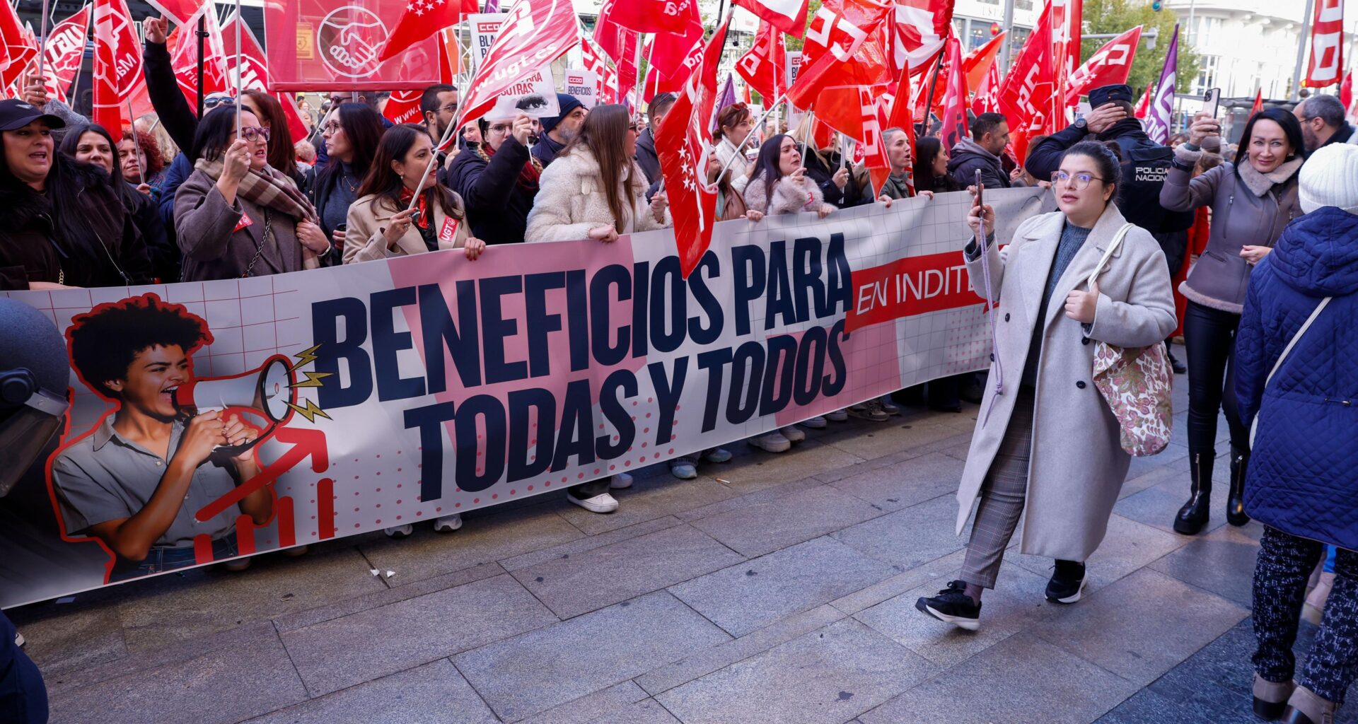 Empleados organizan movilizaciones para reclamar una prima