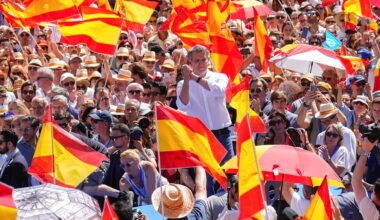 Manifestación del PP en Madrid contra Sánchez