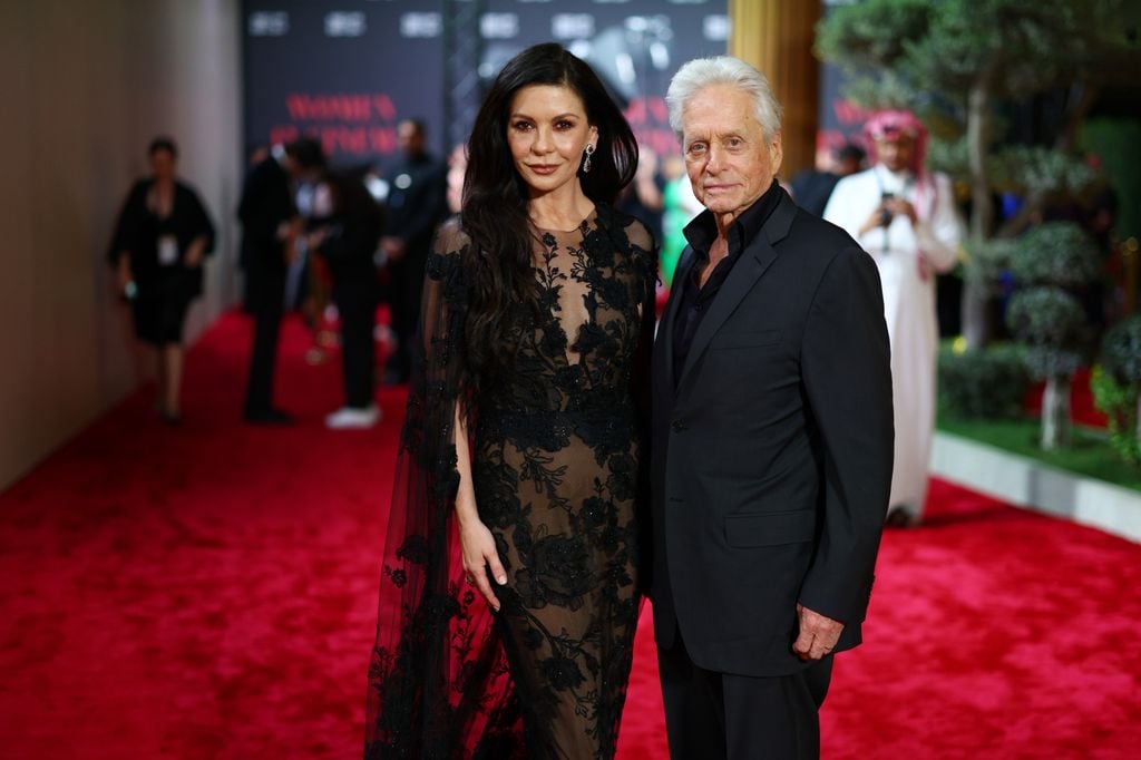 Catherine Zeta-Jones y Michael Douglas
