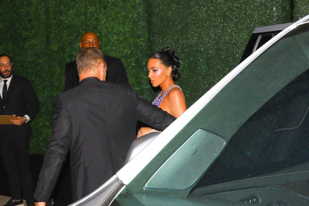 Imágenes de Kim Kardashian en el cumpleaños de su madre