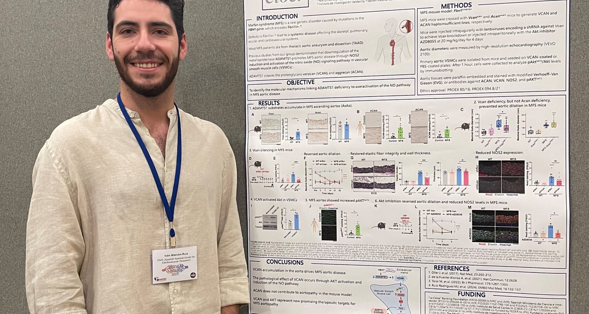 Iván Alarcón Ruiz, miembro de la Organización Norteamericana de Biología Vascular, NAVBO