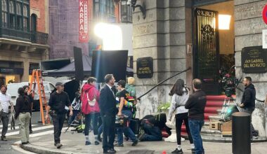 Así se rueda en Bilbao una telenovela mexicana