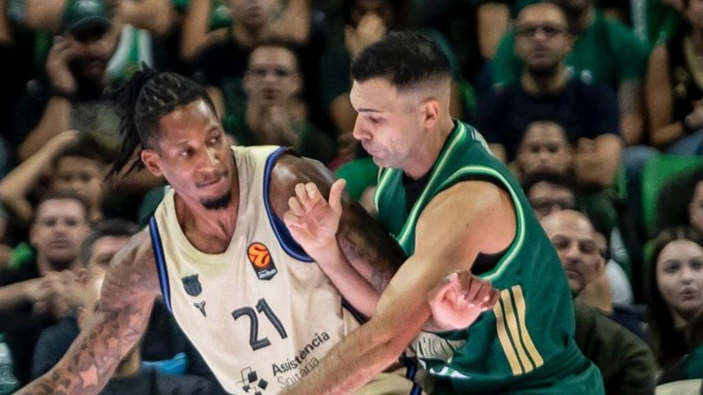 Will Clyburn en el partido dle Barça de basket contra el Panathinaikos