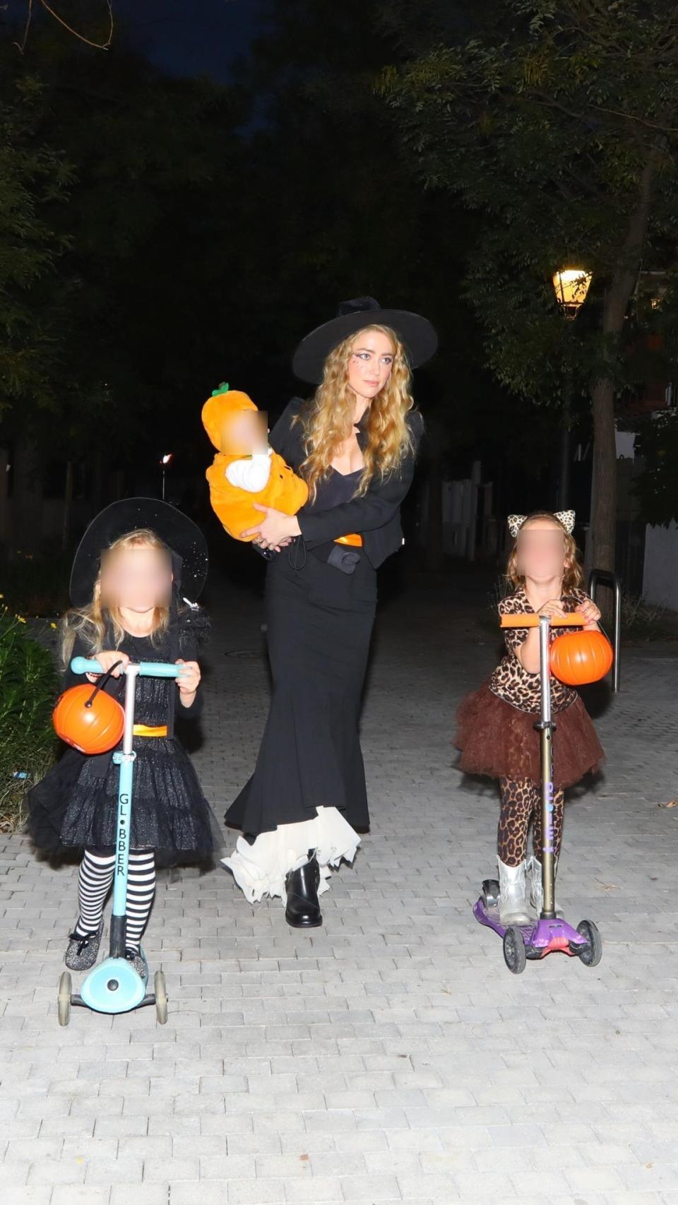 Amber Heard, en Madrid, el pasado 31 de octubre.