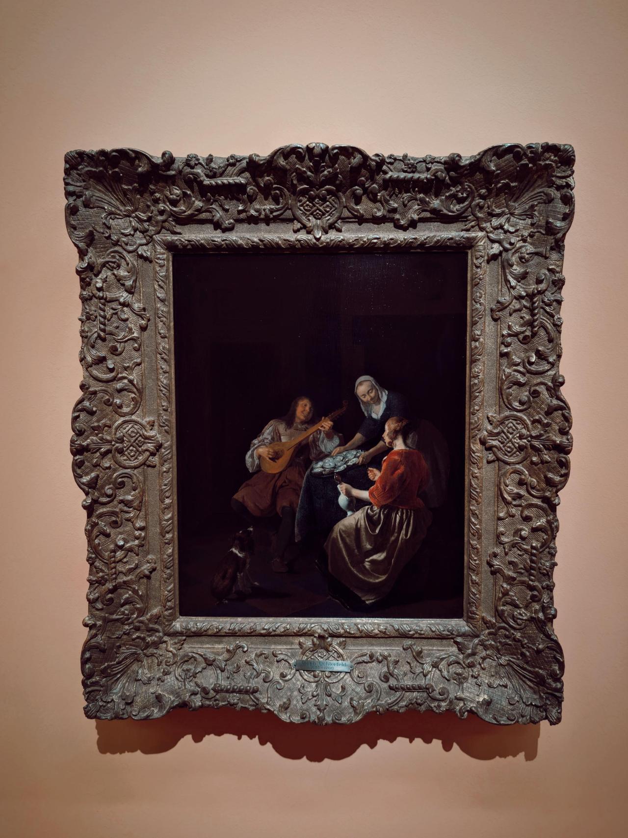 'Comiendo ostras' de Jacob Lucasz Ochtervelt.