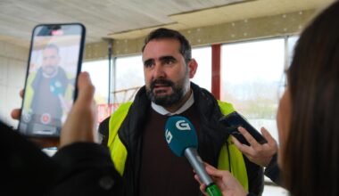 Fernando Martínez, arquitecto del multiusos de Bastiagueiro, en Oleiros: "Es un doble sueño"