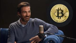 Montaje de Iñaki Arcocha con el símbolo del bitcoin.