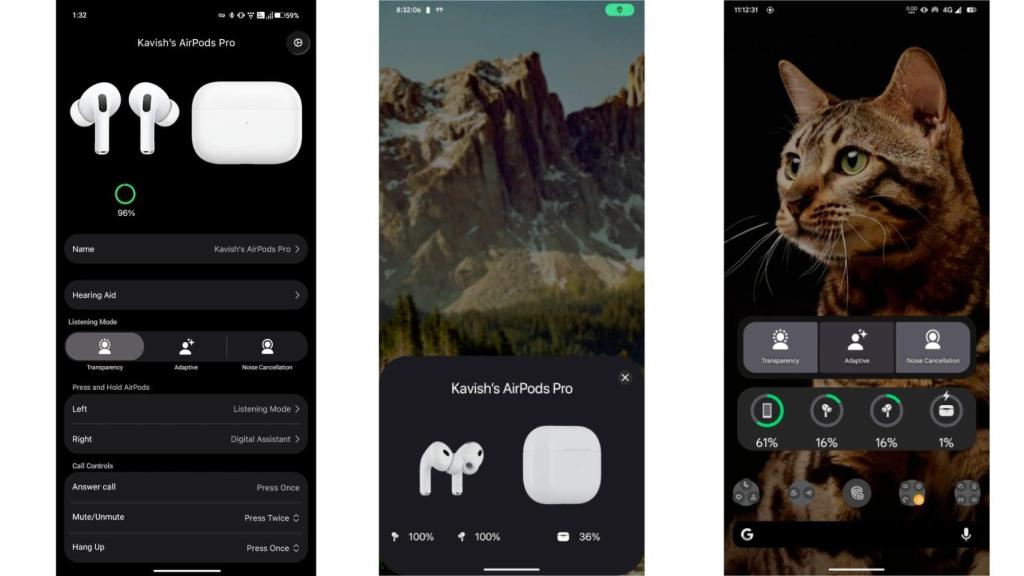 Captura de LibrePods