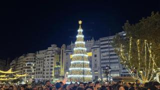 Luces navideñas Valencia. EE