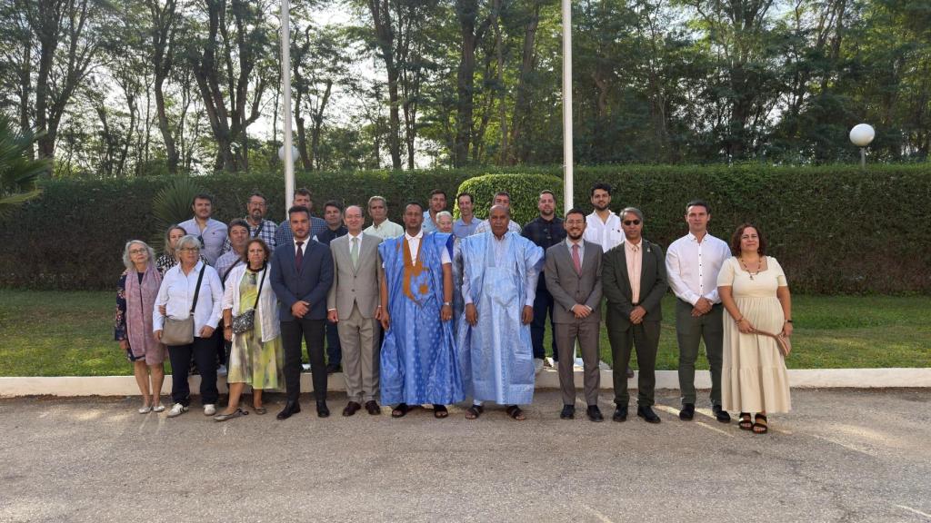 Foto de familia en Mauritania.