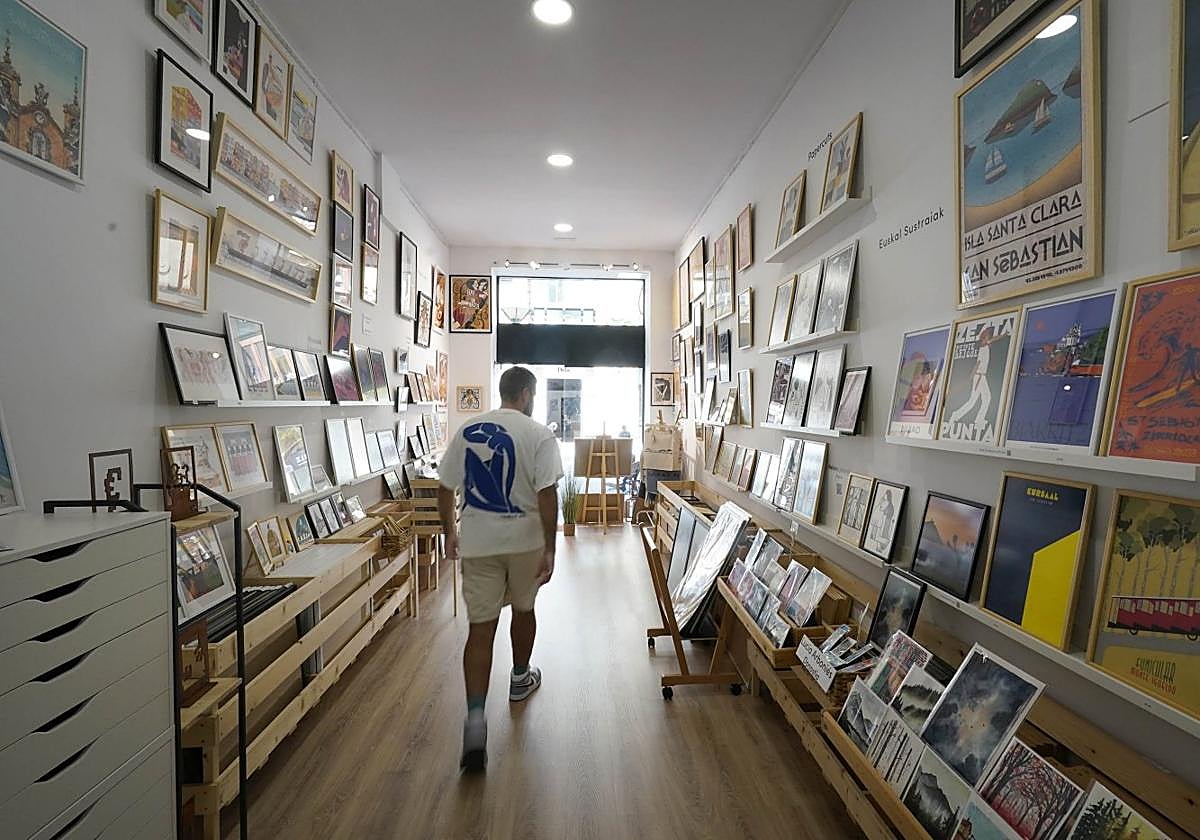 La galería inspirada en la primera ilustradora profesional vasca