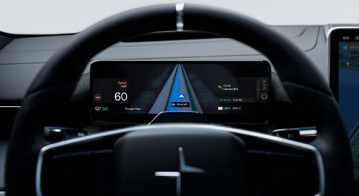 Polestar estrena una nueva guía de carril que funciona en tiempo real