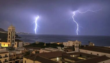 La borrasca Claudia mantiene en alerta a casi toda España con vientos de hasta 110 km/h
