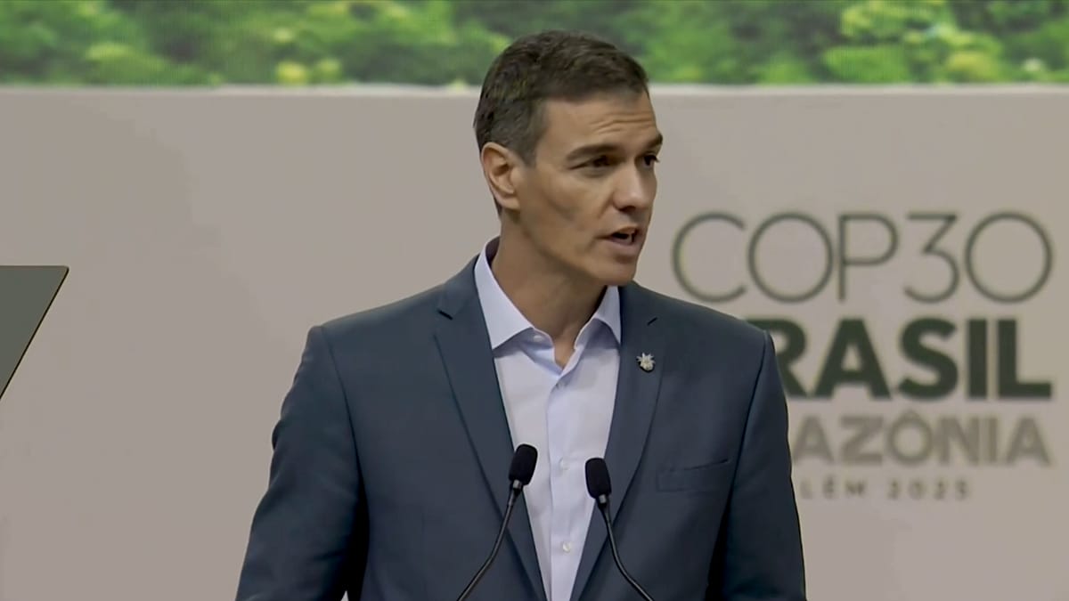 Pedro Sánchez: "El cambio climático ha matado a más de 20.000 personas en España en cinco años"