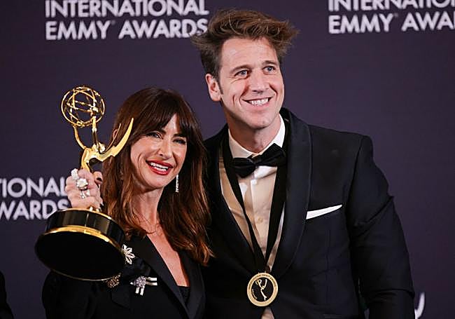 Joanna Pardos y Javier Martínez, directora y productor de '#SeAcabó: diario de las campeonas'.