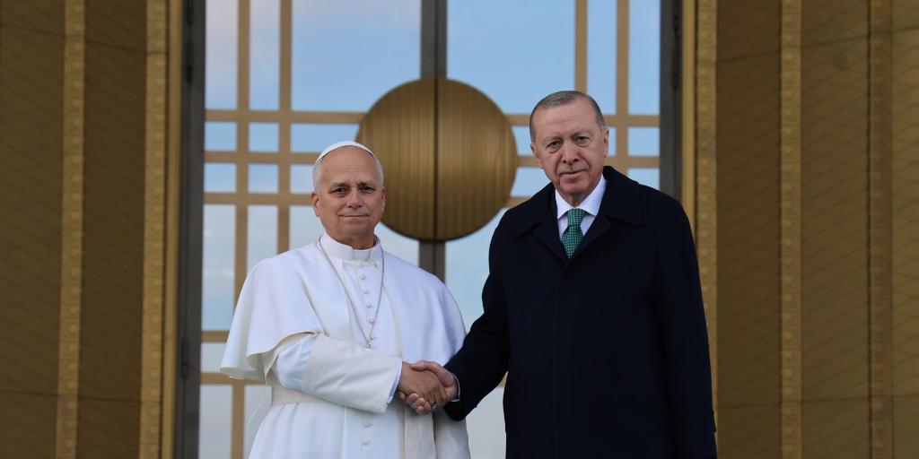 El Papa y Erdogan apuestan por la vía de los dos estados para el conflicto de Israel y Gaza