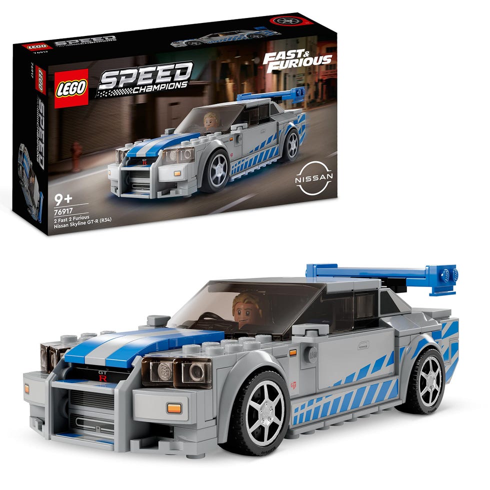 Speed Champions Nissan Skyline GT-R (R34) de Brian O'Conner en de 2 Fast 2 Furious